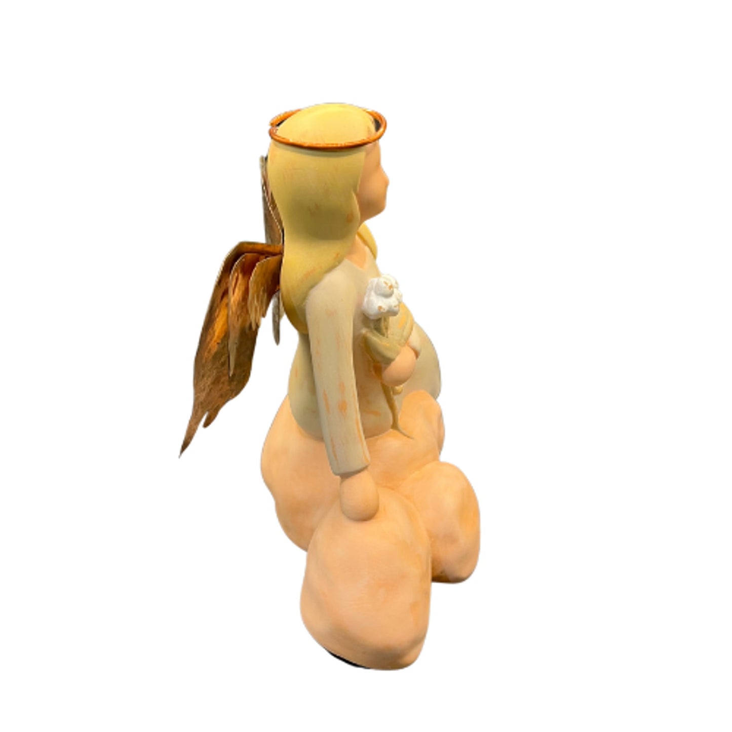 Vintage 2002 Gentle Souls Angel Serenity Copper Wings Figurine