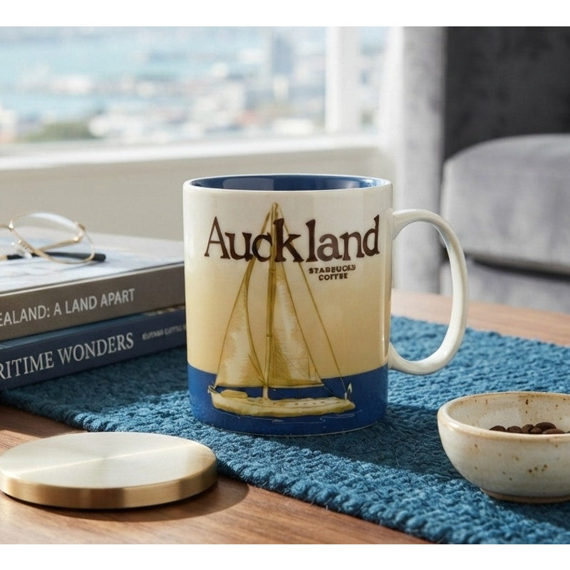 Starbucks Auckland New Zealand Global Icon Series Coffee Mug 16oz