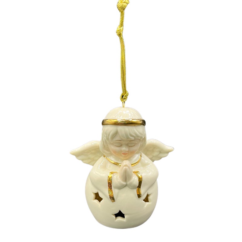 Lenox Color Changing Lit Angel Porcelain Christmas Tree Ornament Star Cutouts