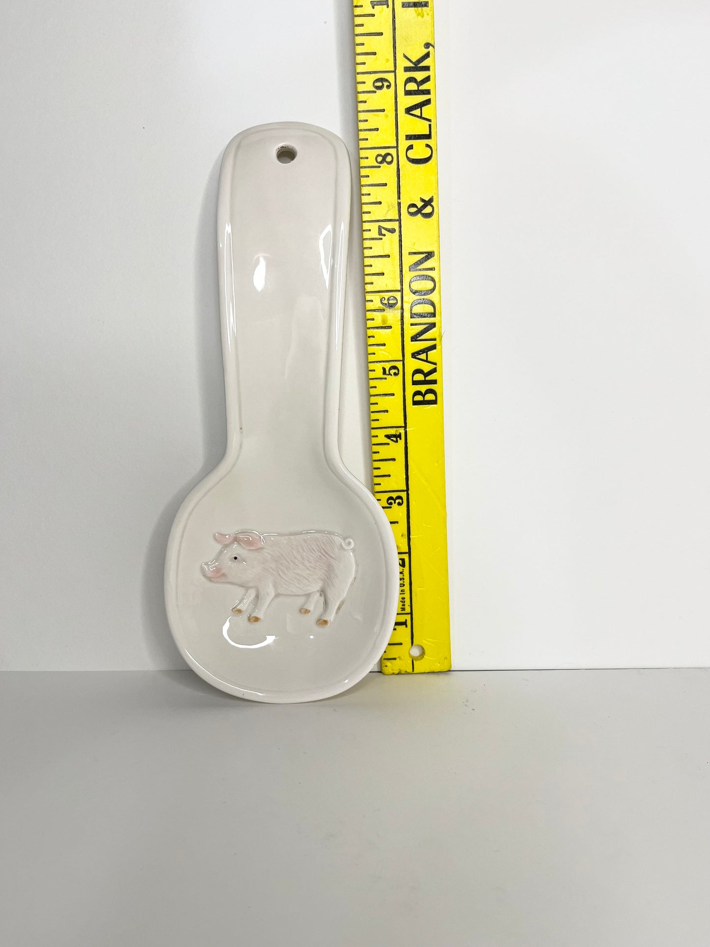 Otagiri Ceramic Country Pig Spoon Rest Made In Japan