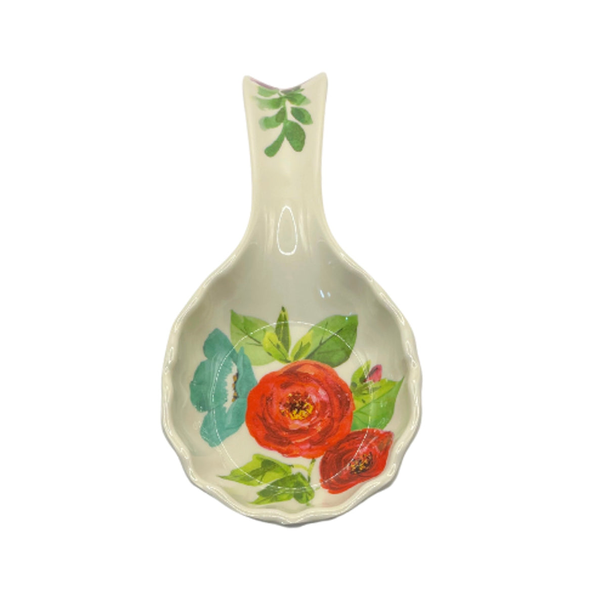 Pioneer Woman Clara Poppy Floral Melamine Spoon Rest Kitchen Decor 8.5 inch