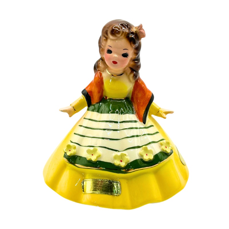 Vintage Josef Originals Little International Series Portugal Girl Figurine Signed