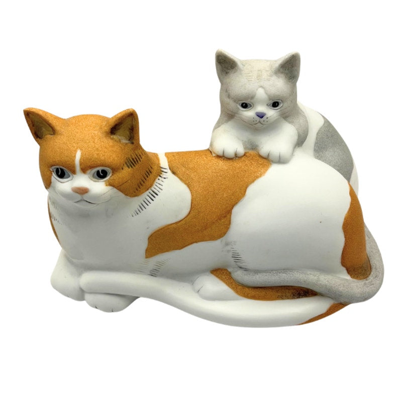 Silvestri Mary Lake Thompson Cat Kitten Figurine Ceramic Orange Calico Vintage
