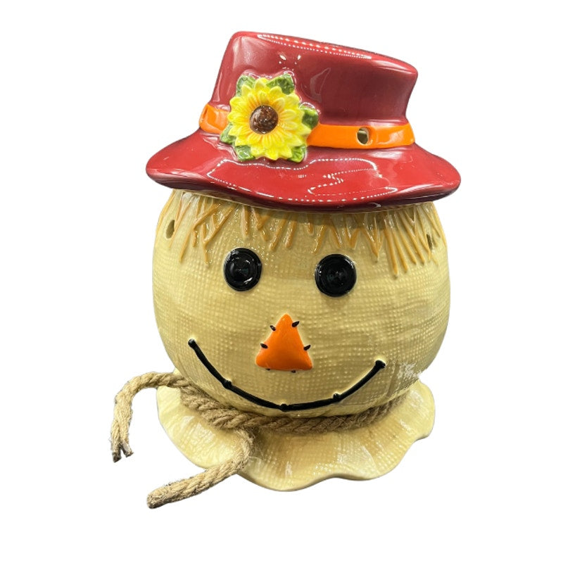 Retired Scentsy Scarecrow Wax Warmer  Harvest Collection with Box