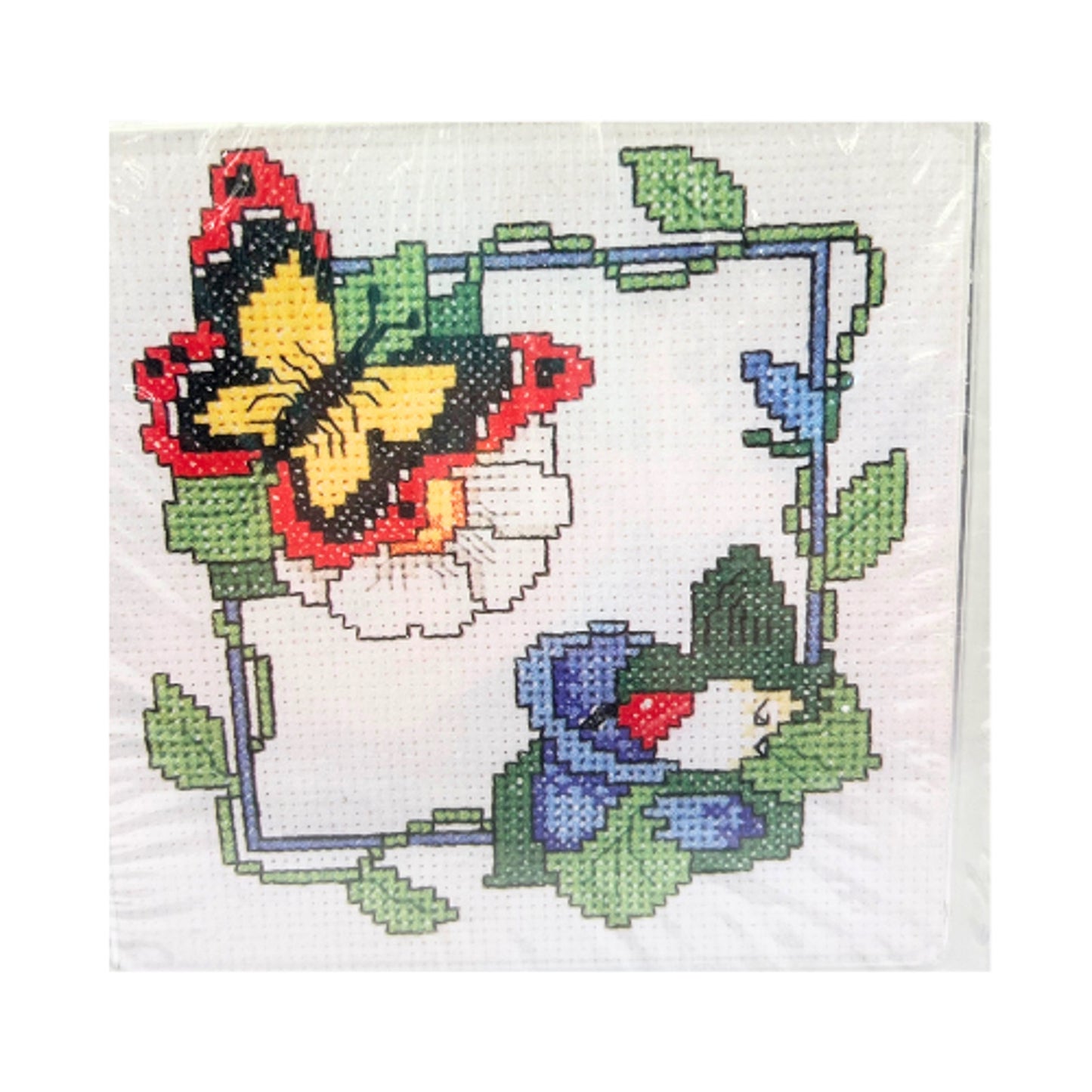 Butterfly Cross-Stitch Hot Plate Trivet Craft NEW M.C.G Textiles, Chino CA