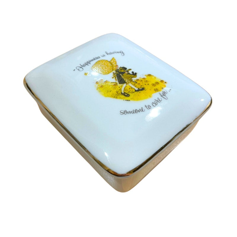 Holly Hobby Trinket Box “Happiness is having someone to care for.”