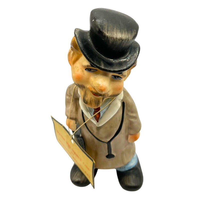 Vintage Novelty Doctor Ceramic Figurine BP Import Products Japan