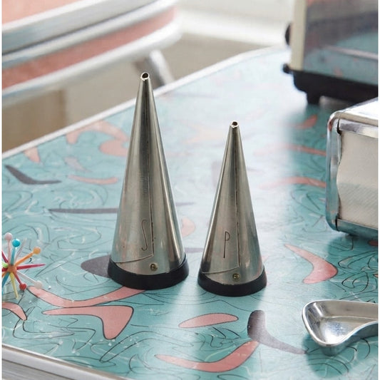 Vintage Pierre Forssell Gense Conical Salt And Pepper Shaker Set Swedish