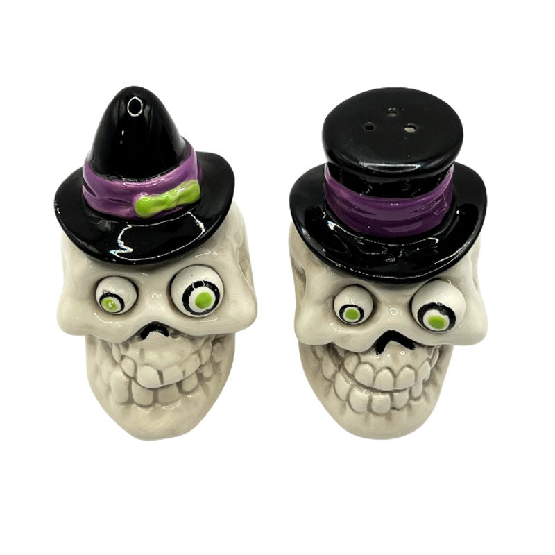 The Bridge Collection Voodoo Skeletons Salt and Pepper Shaker Set New with Tags
