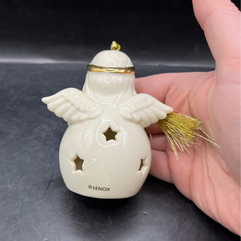 Lenox Color Changing Lit Angel Porcelain Christmas Tree Ornament Star Cutouts