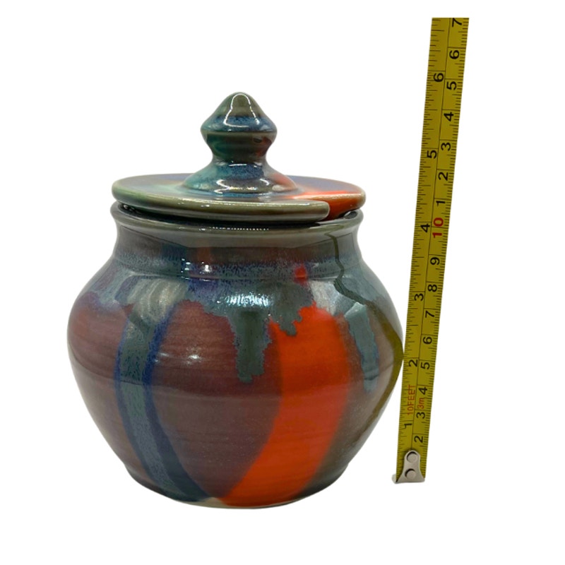 David Howard Ashley Pottery Lidded Jar Vintage Studio Art Pottery