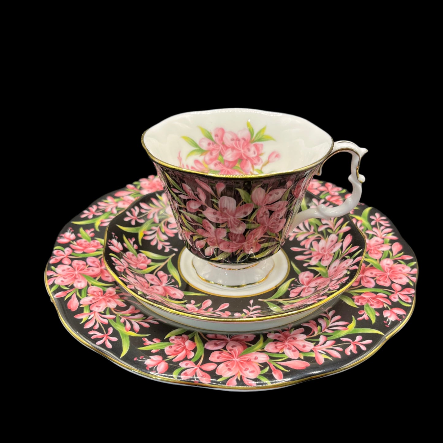 Royal Albert Provincial Flowers Fireweed 3-Piece Set Original Bone China
