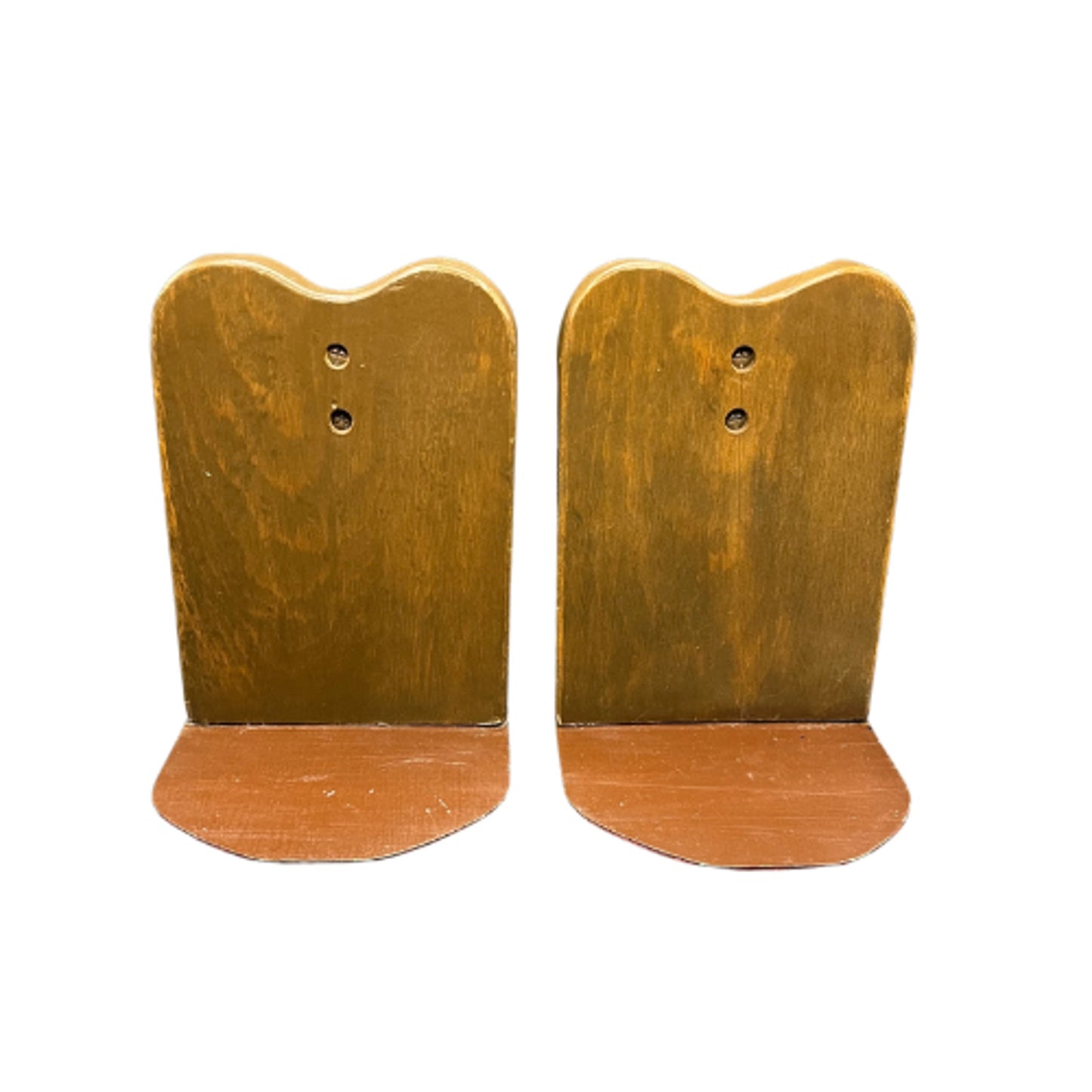 Vintage Wood Bookends Door Knocker Dark Academia Library Book Ends Gothic