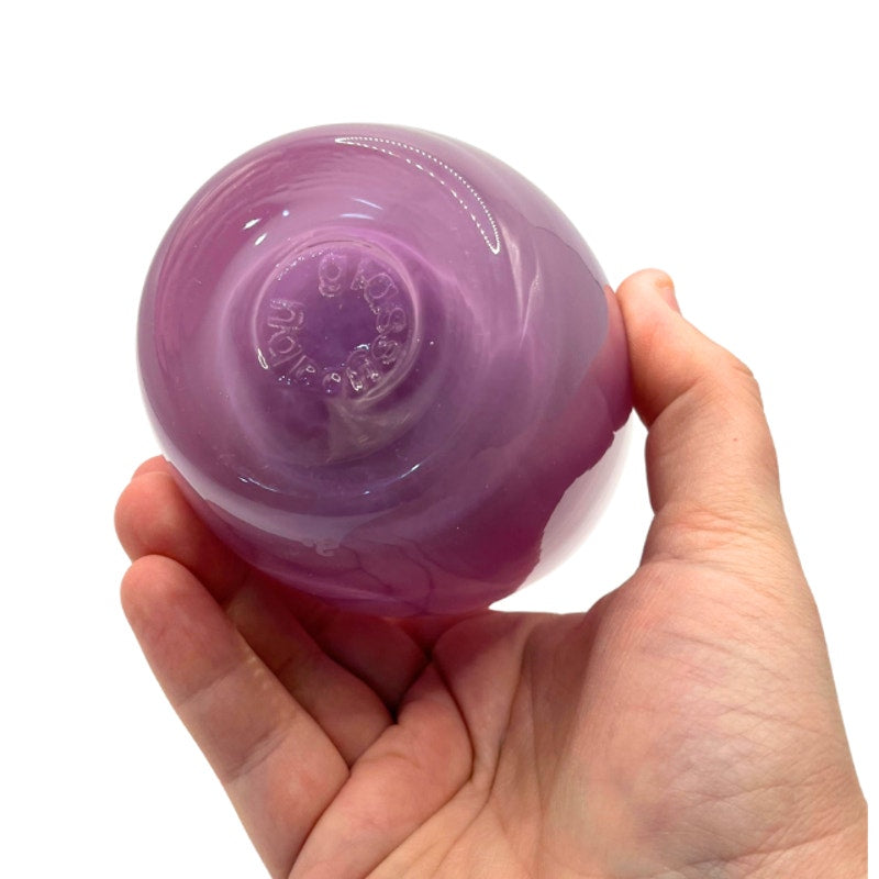 Glassybaby Handblown Glass Votive Candle Holder Pink Lavender Purple