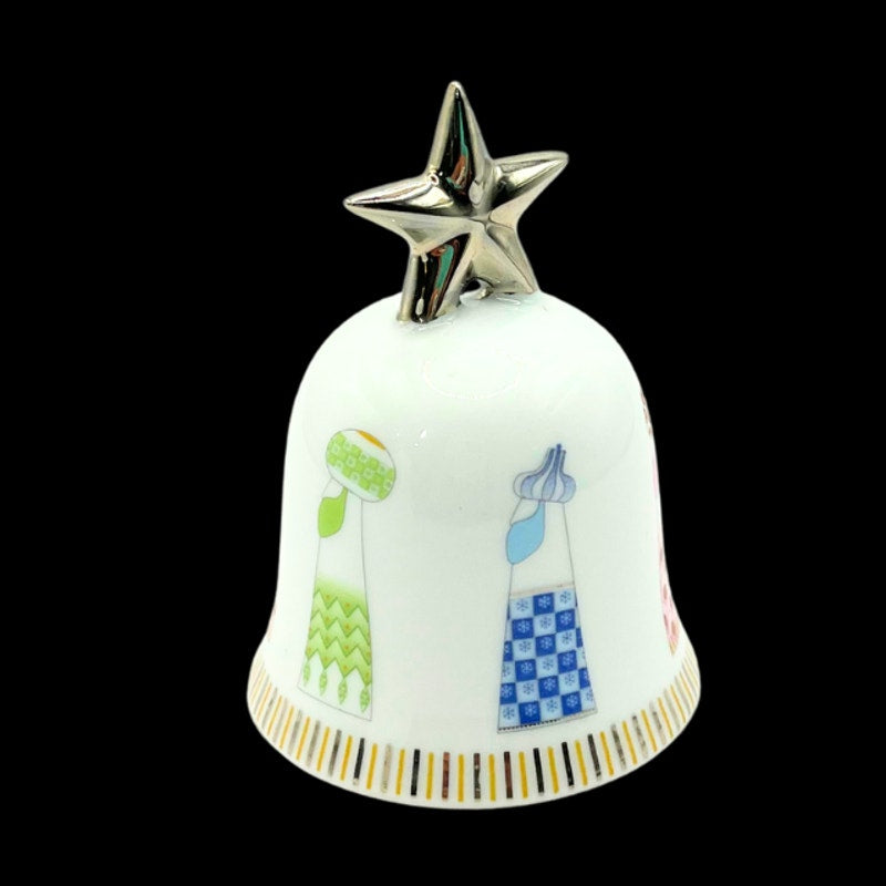 Richard Ginori Christmas Bell Ornament The Tree Wise Men Italian Porcelain