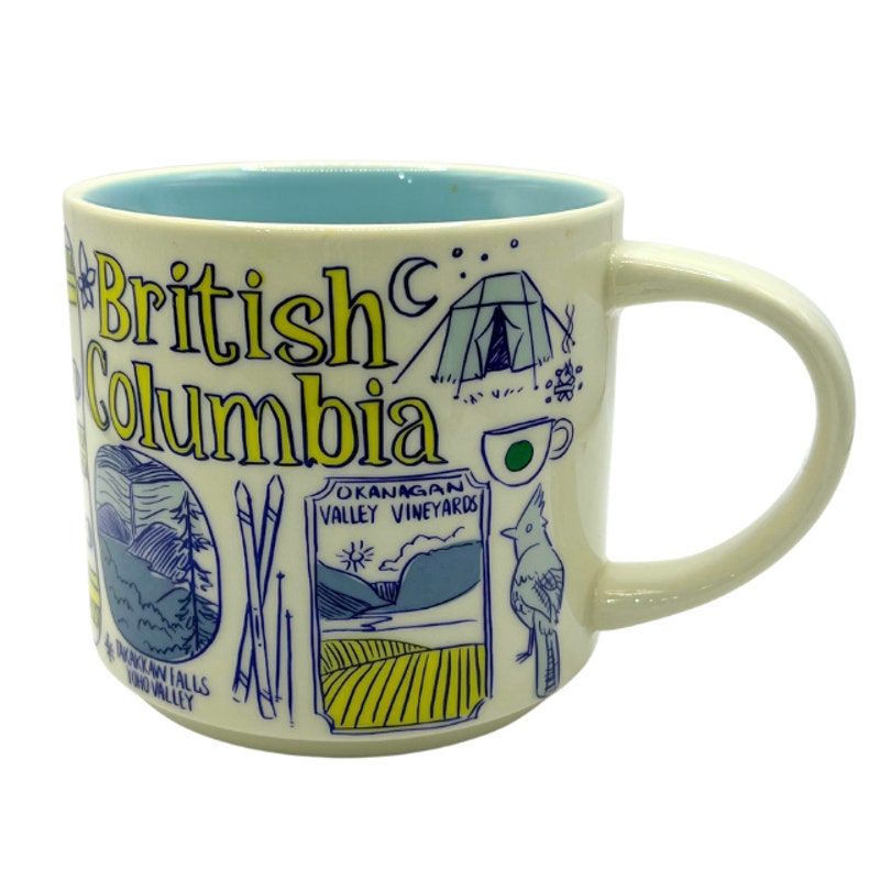 Starbucks British Columbia Canada Been There Series 2023 Coffee Tea Mug 14oz