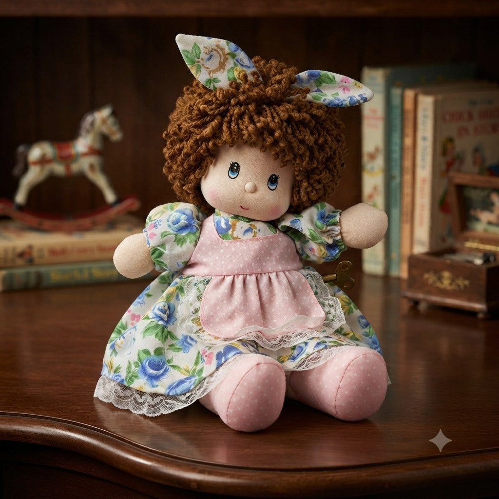Vintage Heart Songs Wind Up Musical Animatronic Rachel Doll