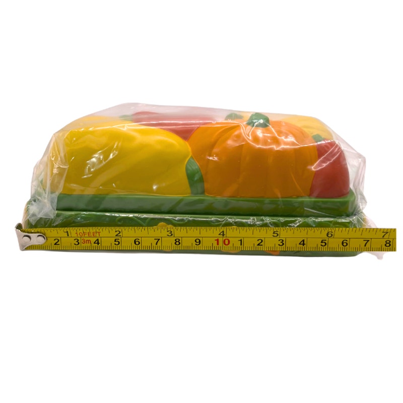 Vintage Avon Avocado Green Harvest Vegetables Melamine Butter Dish NIB