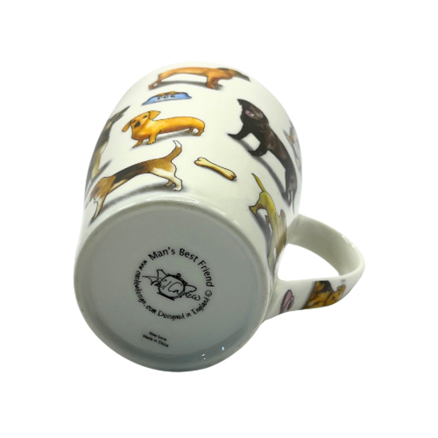 Vintage Man's Best Friend Dog Coffee Mug Paul Cardew Design