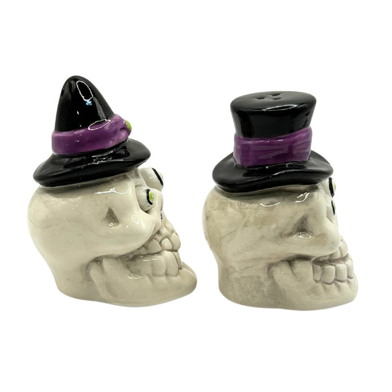 The Bridge Collection Voodoo Skeletons Salt and Pepper Shaker Set New with Tags