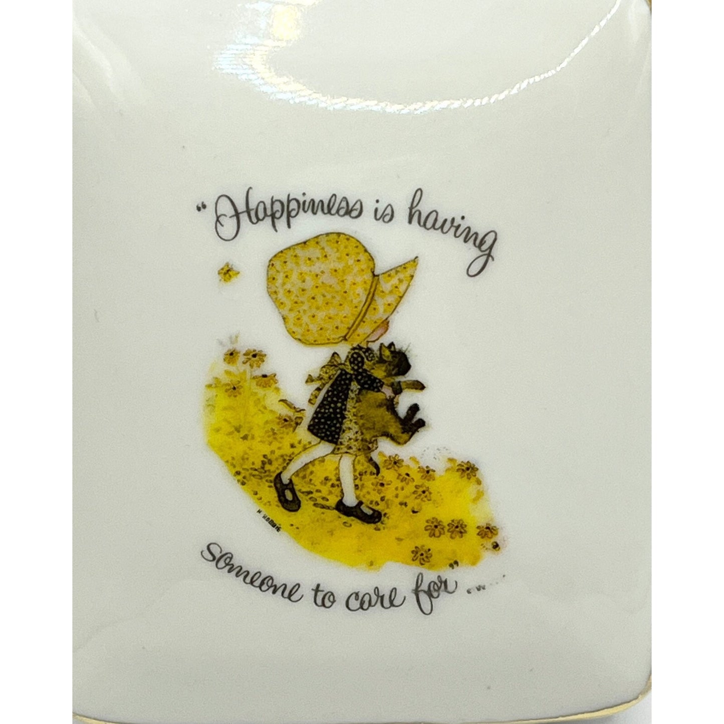 Holly Hobby Trinket Box “Happiness is having someone to care for.”