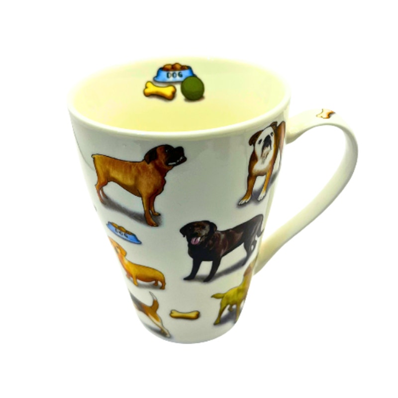 Vintage Man's Best Friend Dog Coffee Mug Paul Cardew Design