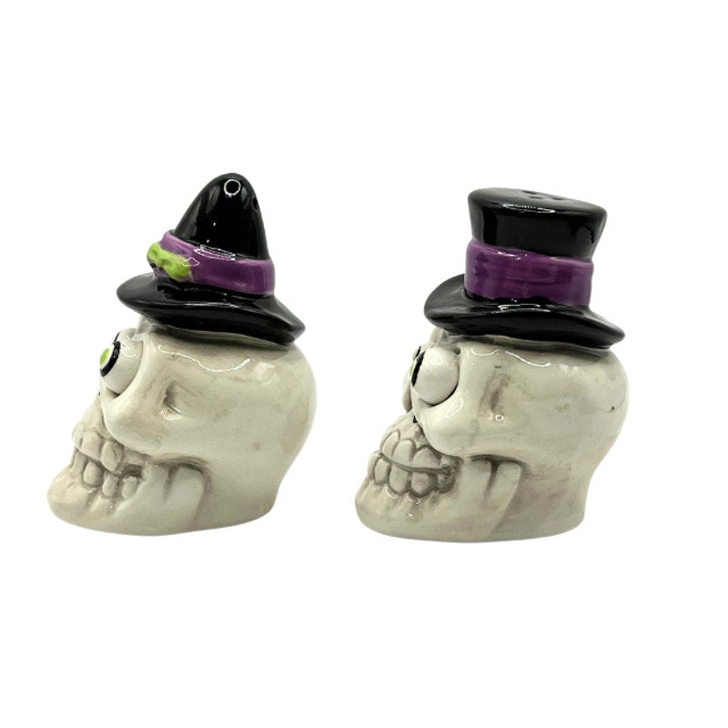 The Bridge Collection Voodoo Skeletons Salt and Pepper Shaker Set New with Tags