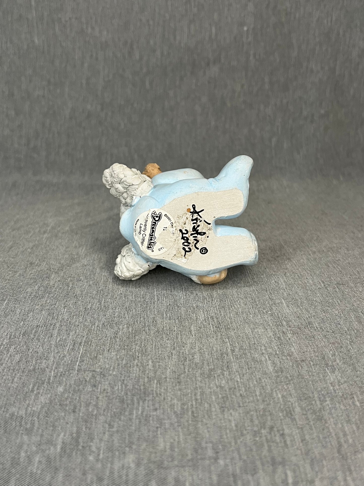 2002 Signed Heavenly Critter- Lamb Ceramic Figurine