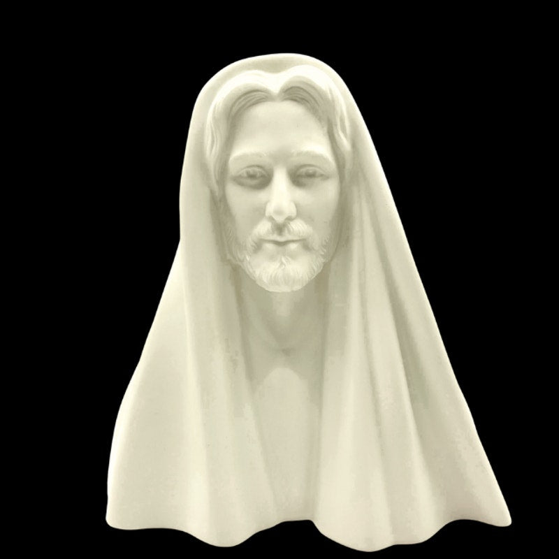Greg Olsen King of Kings Jesus Christ Bust Sculpture White Alabaster 2007