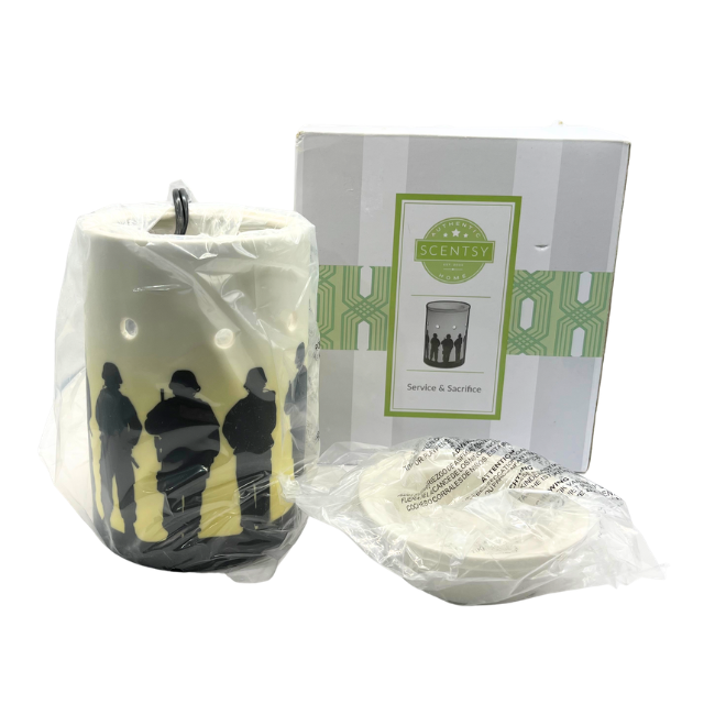 Scentsy "Service & Sacrifice" Full-Size Wax Warmer (New in Box) Home Fragrance Device
