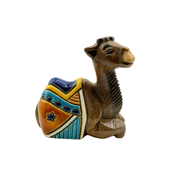 Vintage Artesania Rinconada Mixed Set: Two-Humped Baby Camel, Blue Whale, & Tree Frog