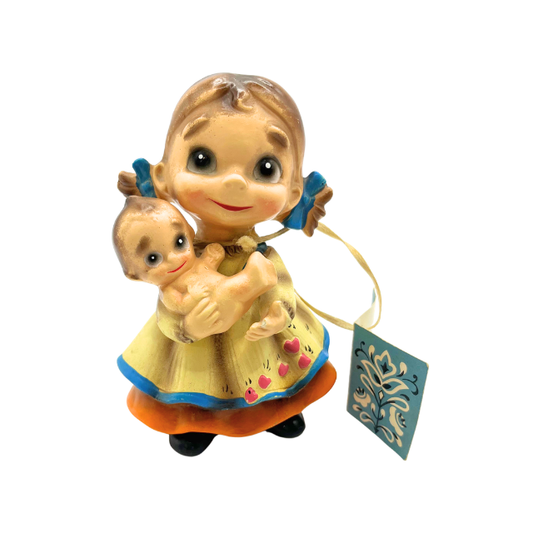 Josef Originals Wee Folks  "Bundle of Joy" MCM Collectable Figurine - Small Flaw