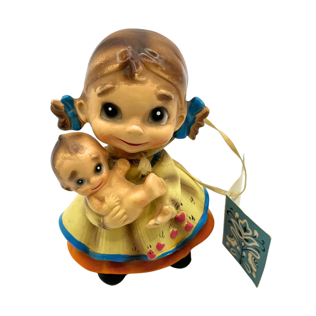 Josef Originals Wee Folks  "Bundle of Joy" MCM Collectable Figurine - Small Flaw