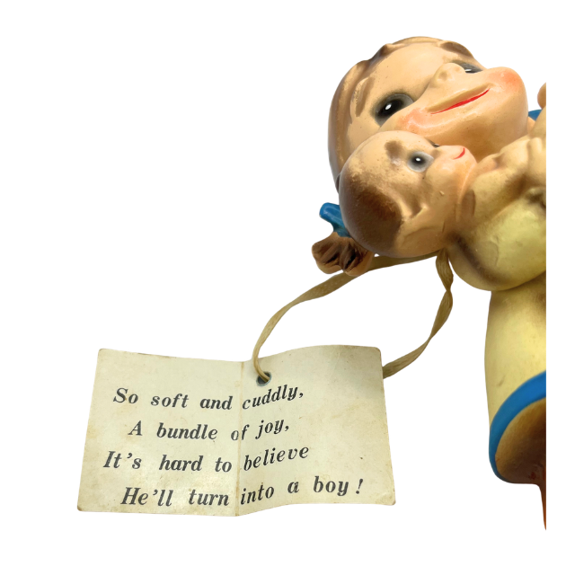 Josef Originals Wee Folks  "Bundle of Joy" MCM Collectable Figurine - Small Flaw