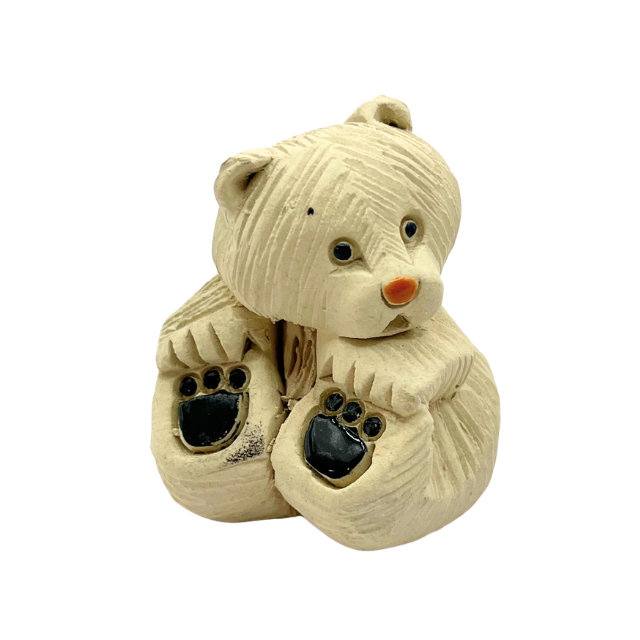 Vintage Artesania Rinconada Polar Bear & Classic Teddy Bear Duo