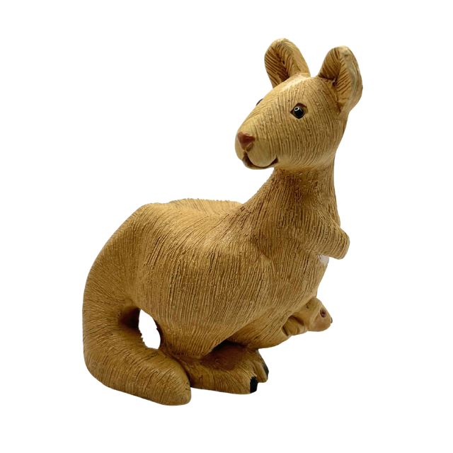 Artesania Rinconada Jungle Bundle: Panda, Chimpanzee, & (2) Kangaroo with Joey