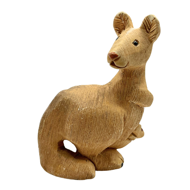 Artesania Rinconada Jungle Bundle: Panda, Chimpanzee, & (2) Kangaroo with Joey