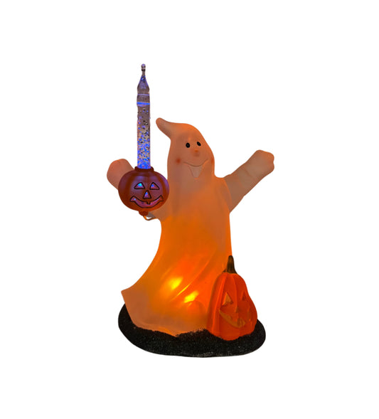 VNT Sterling 8 3/4” Acrylic Frosted Ghost Battery Operated