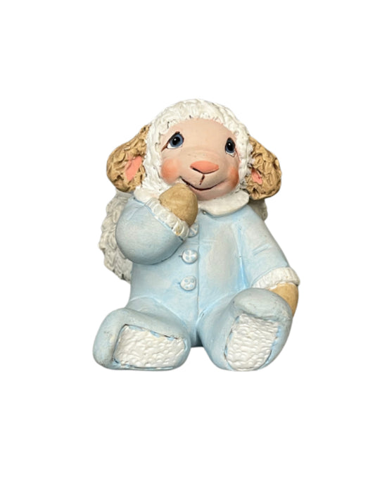 2002 Signed Heavenly Critter- Lamb Ceramic Figurine
