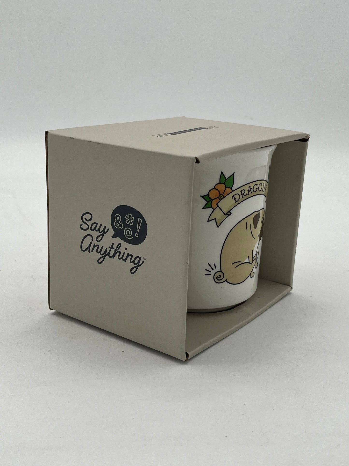 New in Box Genuine Fred Say Anything “ Draggin’” Mug