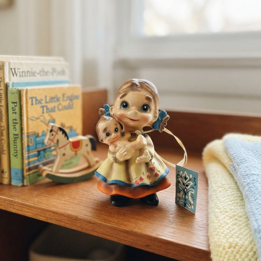 Josef Originals Wee Folks  "Bundle of Joy" MCM Collectable Figurine - Small Flaw