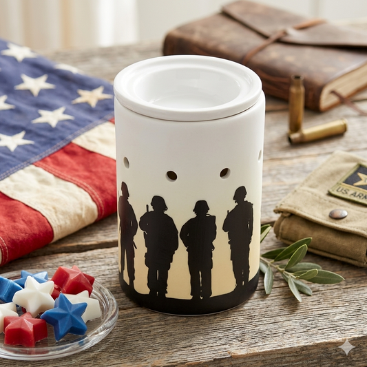Scentsy "Service & Sacrifice" Full-Size Wax Warmer (New in Box) Home Fragrance Device