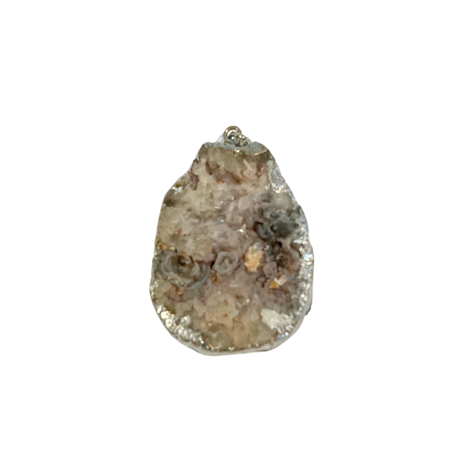 * Beautiful Angel Aura Quartz Pendent Approx. 2 1/4" by 1 1/2"