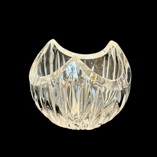 Vintage Mikasa Crystal 3 Point  Candle Votive