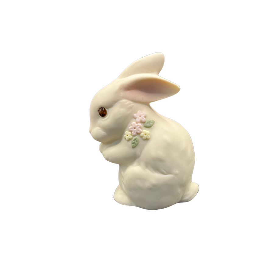 Set of 3 Original Oxford White Ceramic Bunny Rabbit Figurines