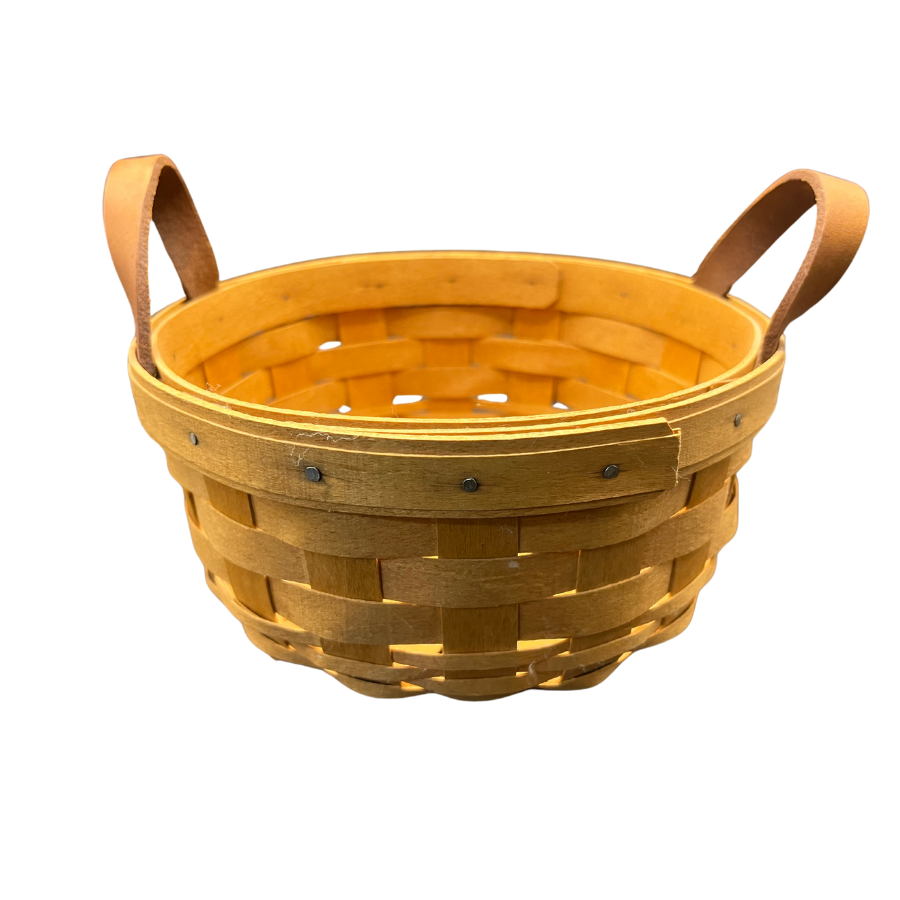 1994 Longaberger Round  Classic Button Basket 7"