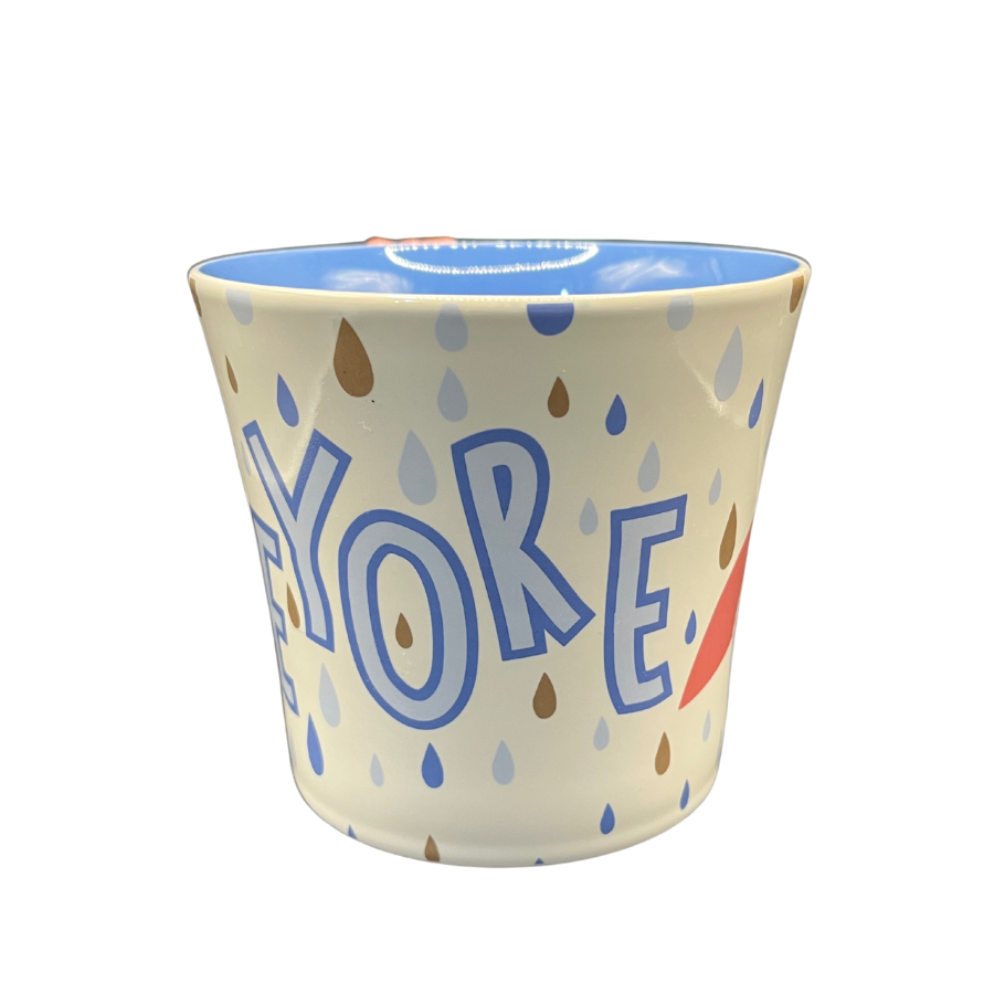 Eeyore Oversized Blue Coffee Mug with Pink Bow 14oz