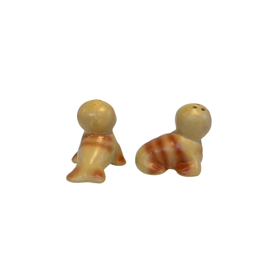 Vintage Seal Pups Salt and Pepper Shaker Set