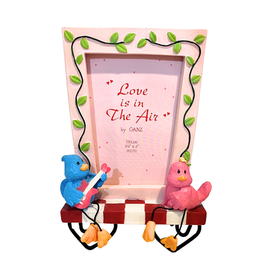 GANZ "Love is in the Air" 3 by 5 Whimsical Love Birds Picture Frame - NO GLASS