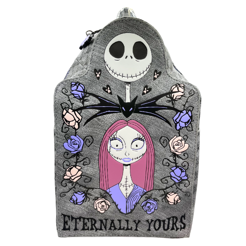 Loungefly Nightmare Before Christmas Jack & Sally Eternally Yours Tombstone Mini Backpack Pre Owned